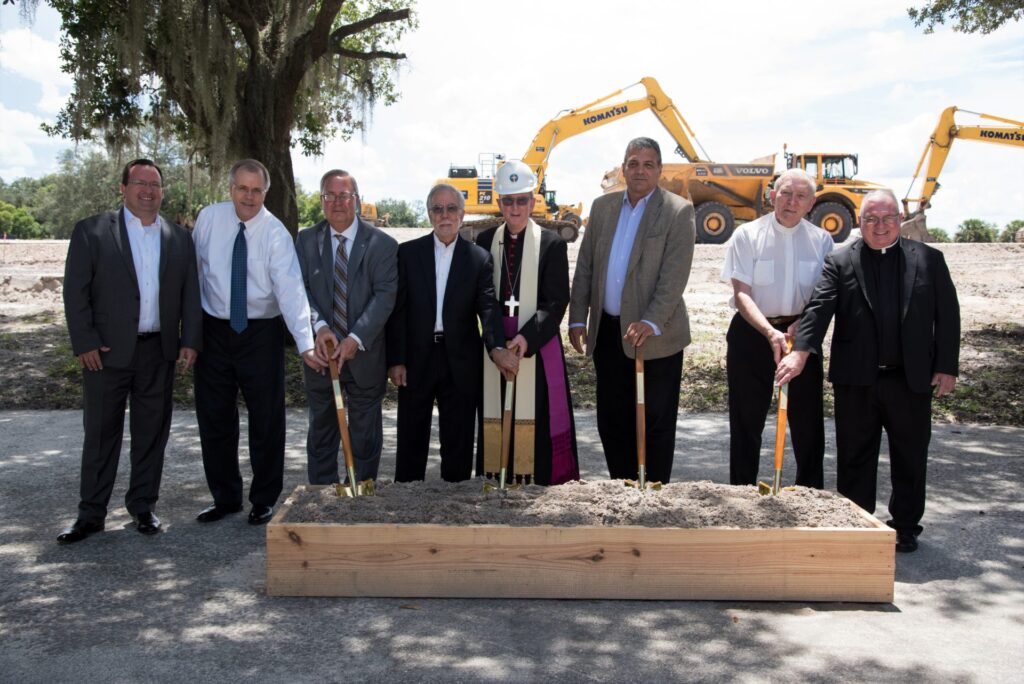 Bishop John Noonan breaks ground on Queen of Angels Cemetery image