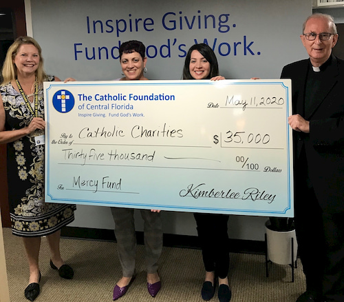 Mercy Fund Catholic Charities Check May 2020