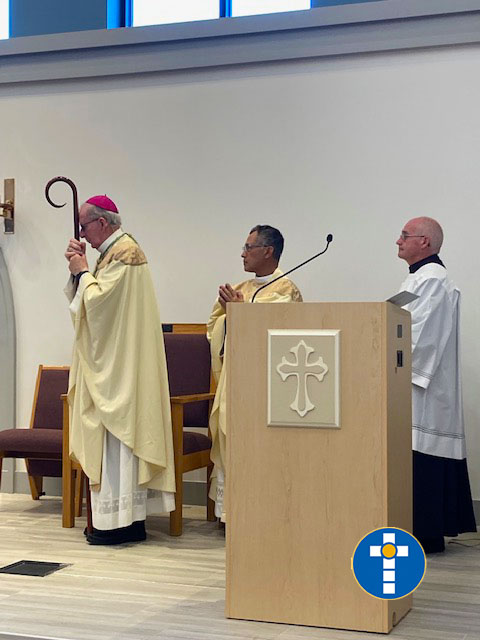 Bishop Noonan Blesses St. Faustina