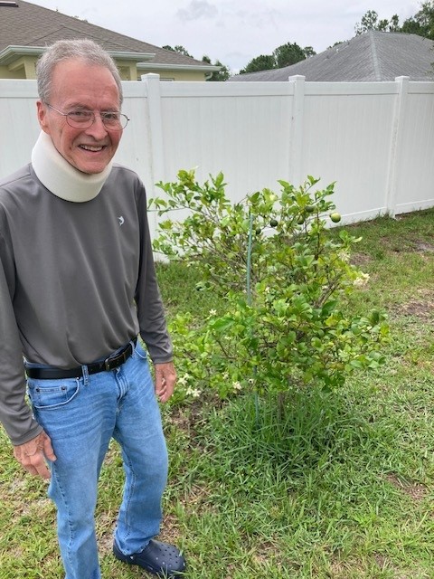 Mark Peoples & One of His Orchard Trees