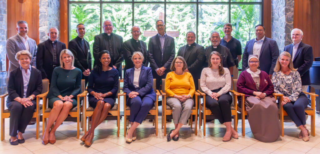 Board of Directors of The Catholic Foundation of Central Florida meet for their annual meeting and retreat.