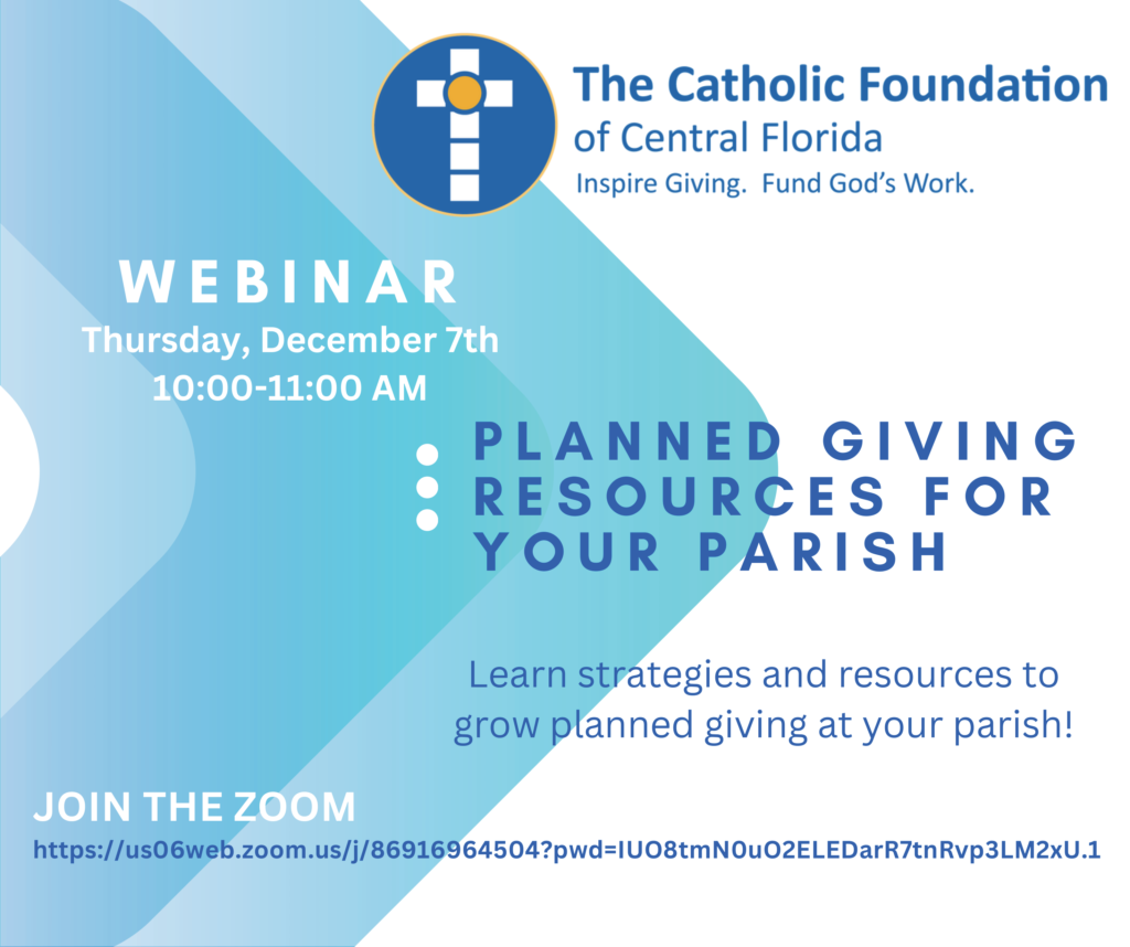 Planned Giving Resources for Parishes