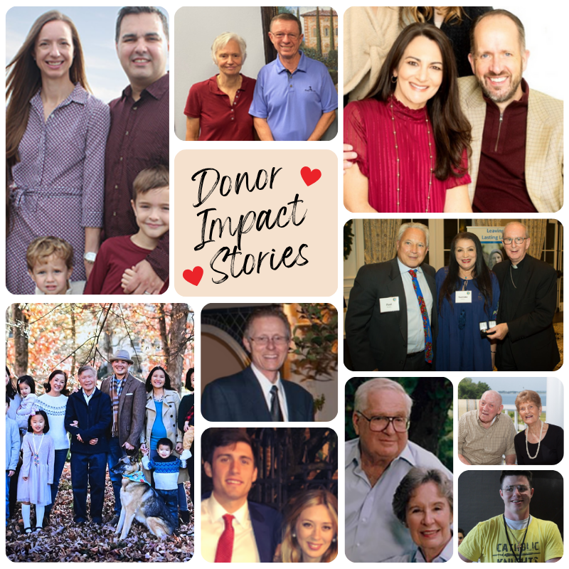 Donor Impact Stories Collage