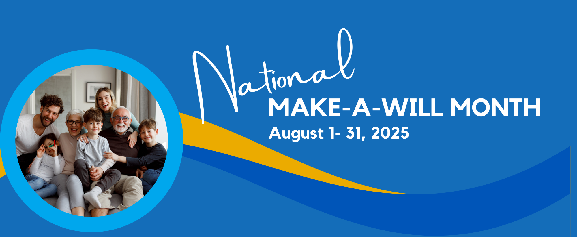 National Make A Will Month Banner